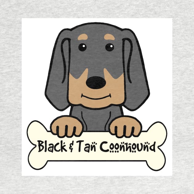 Black and Tan Coonhound by AnitaValle